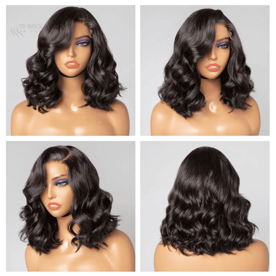 Bob Loose Wave Virgin Hair Wig 180% Density