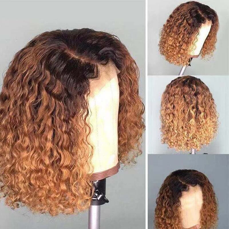 Bob Deep Wave Virgin Hair Wig 200% Density