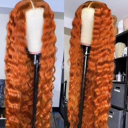 Deep Wave Virgin Hair Wig 200% Density #350 - TP Beauty Hair