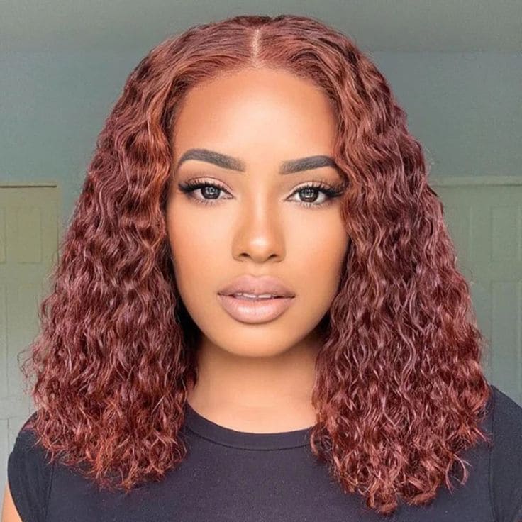 Bob Deep Wave Virgin Hair Wig 200% Density