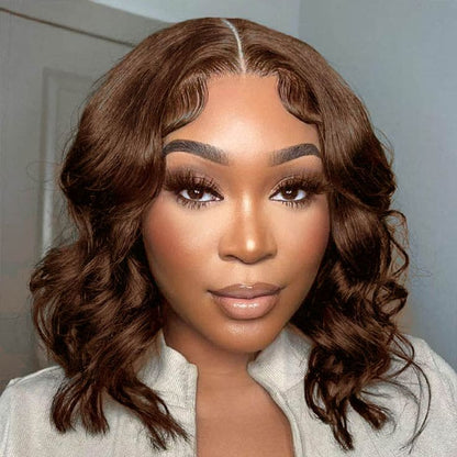 Bob Loose Wave Virgin Hair Wig 150% Density