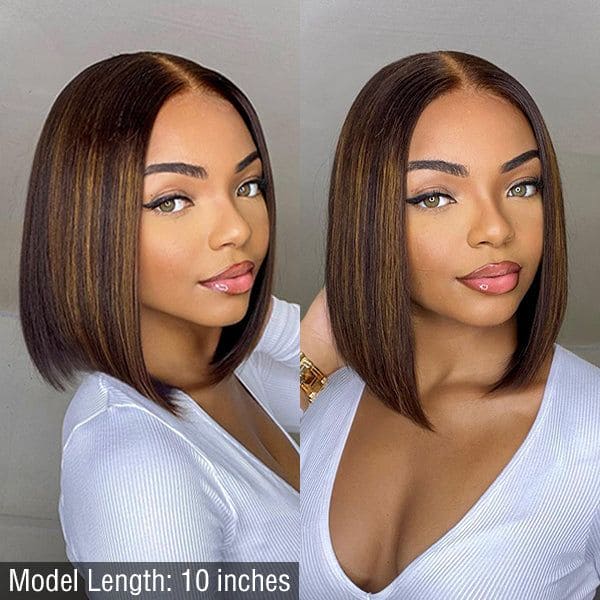 Bob Straight Virgin Hair Wig 200% Density