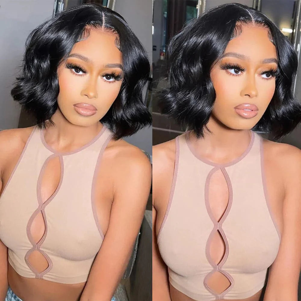 Bob Loose Wave Virgin Hair Wig 200% Density