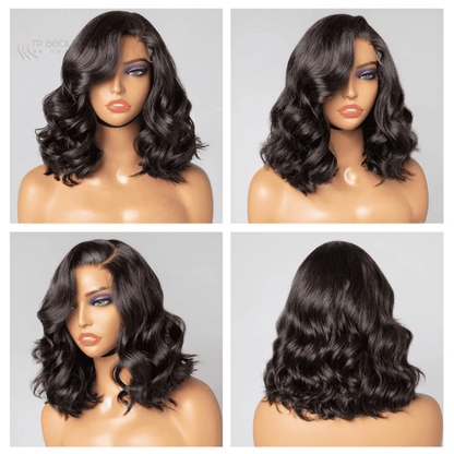 Bob Loose Wave Virgin Hair Wig 180% Density