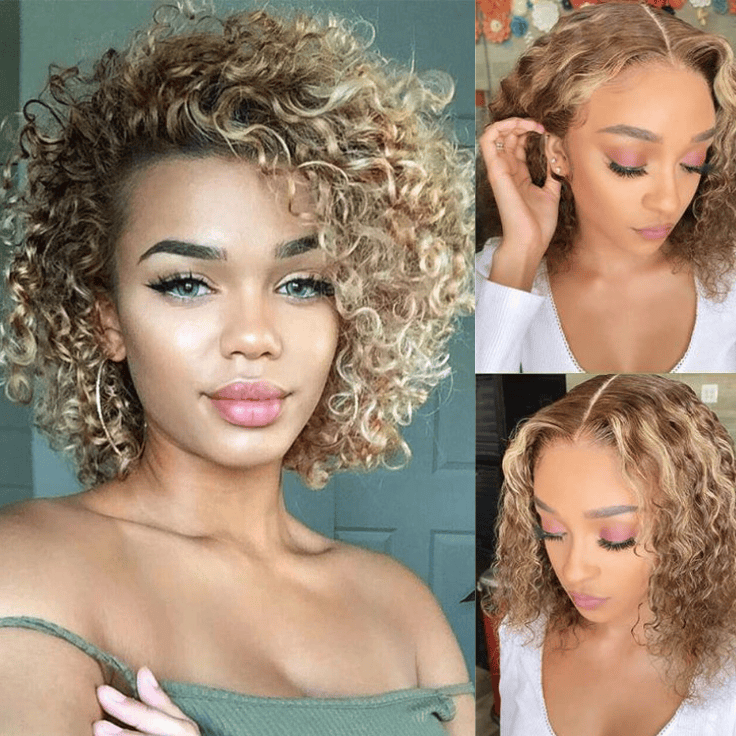 Bob Deep Wave Virgin Hair Wig 150% Density