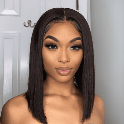 Bob Straight Virgin Hair Wig 150% Density