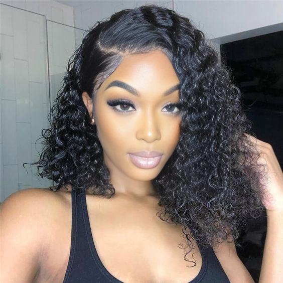 Bob Deep Wave Virgin Hair Wig 150% Density - TP Beauty Hair