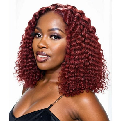 Bob Deep Wave Virgin Hair Wig 150% Density